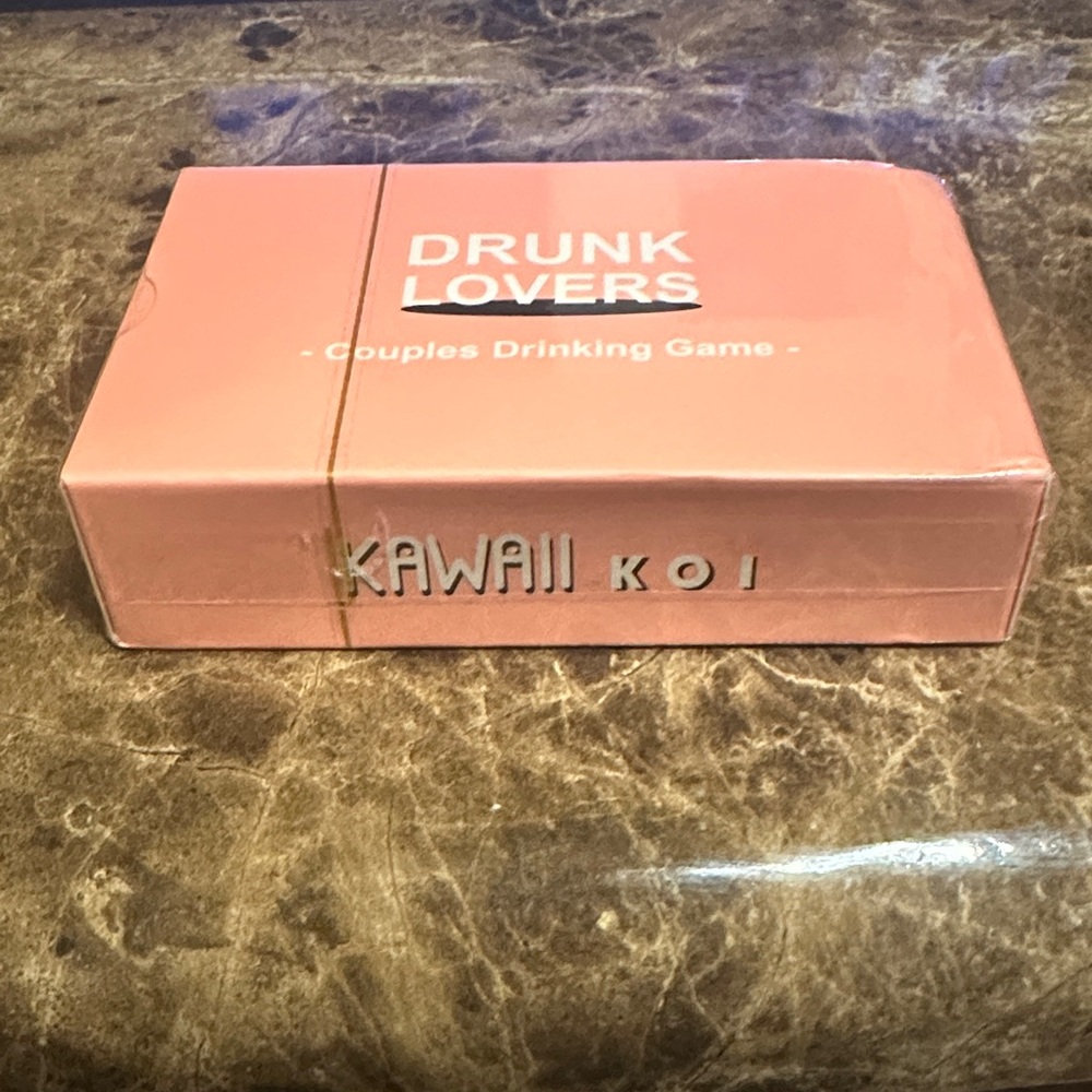 Pink Couples Drinking Card Game